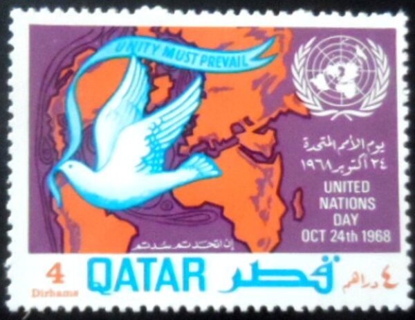 1968 - Dove of Peace World Map