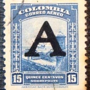 1950 - Spanish Fortification Cartagena overprint  A