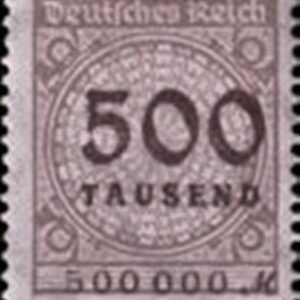 1923 - Value in Tausend 500
