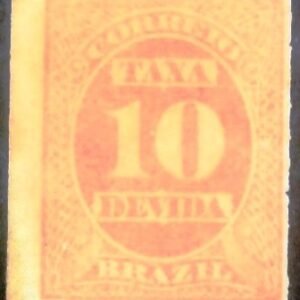1890 - Tipo Cifra ABN vermelhos 10