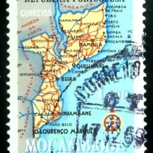 1954 - Map of Mocambique 1$