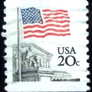 1981 - Flag over Supreme Court by Dean Ellis Cy