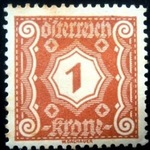 1922 - Digit in octogon 1