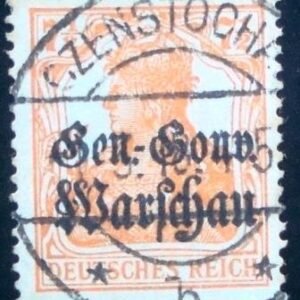 1916 - Over Reich Stamp 7½