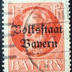 1919 - Volksstaat on Ludwig III 15
