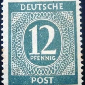1946 - 1st Allied Control Council Issue 12 v