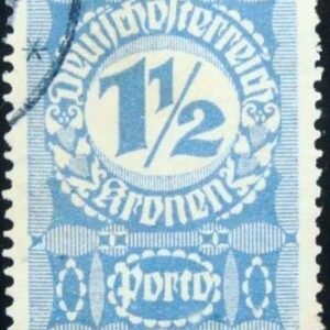 1921 - Digit in circle 1½