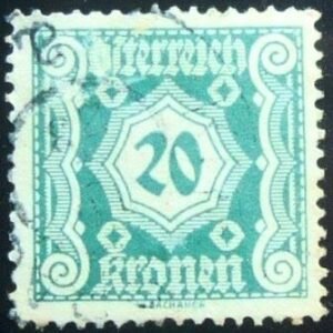 1922 - Digit in octogon 20