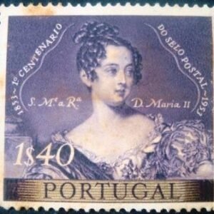 1953 - Queen Maria II 1$40