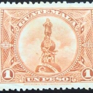 1924 - Monument to Columbus re-engraved