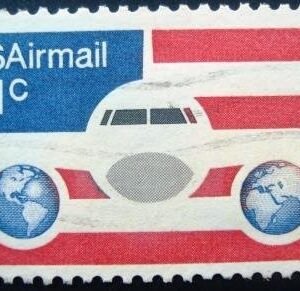 1976 - Plane, Globes & Flags