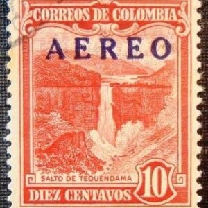 1953 - Tequendama falls Overprinted AEREO
