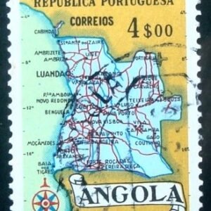 1955 - Map of Angola 4$
