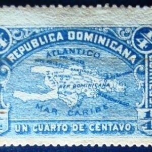 1900 - Map of Hispaniola Island