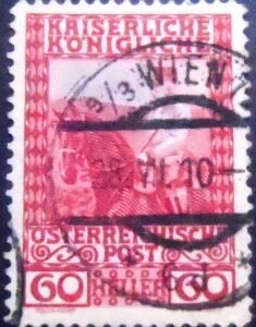 1908 - Emperor Franz Joseph on horse 60