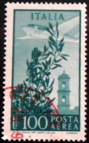 1971 - Olive tree airplane and tower of Campidoglio