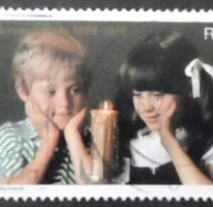 1979 - Children staring at lit candle