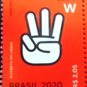 2020 -  Letra W em Libras