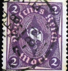 1922 - Posthorn 2 (two coloured)