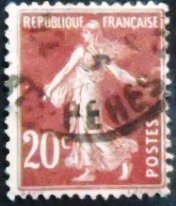 1907 - Semeuse fond plein sans sol 20