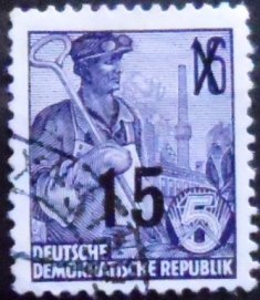 1957 - Definitives overprinted 15