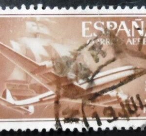 1955 - Superconstellation and ship Santa Maria 5
