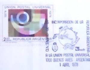 1978 - Centenário da  Incorporação da Argentina na U.P.U.