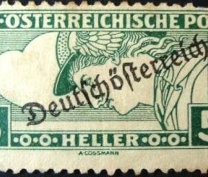 1919 - Overprint Deutschösterreich 5 n