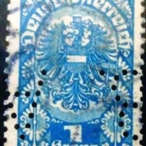 1920 - Coat of Arms and Allegory 1kr