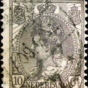 1922 - Queen Wilhelmina 10c